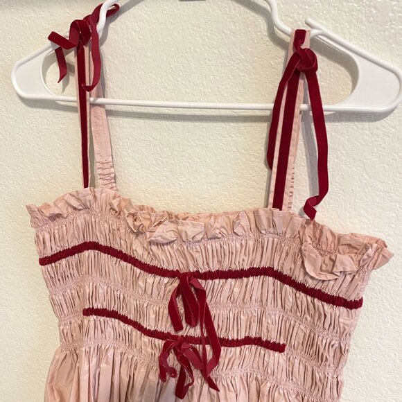 Molly Goddard KATE TAFFETA MIDI DRESS - Like New - Size UK12 US8 - Picture 3 of 4